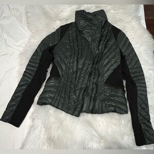 Blanc Noir Black and Green Jacket